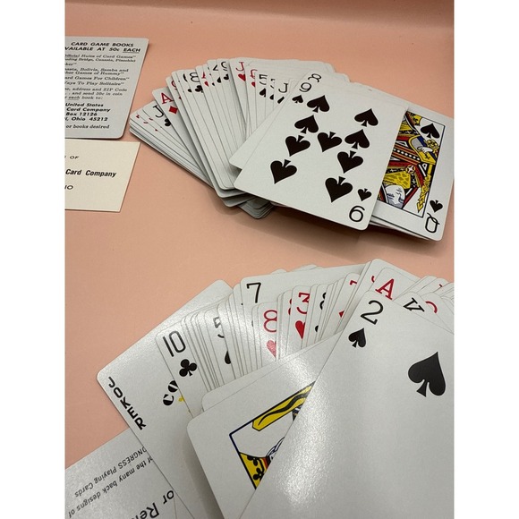 Vintage‎ Congress Bridge Card Set Needlepoint US Naval Officer Meeting Set - Picture 9 of 10